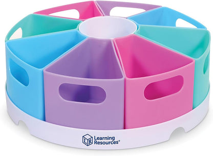 Create-A-Space Storage Center, 10 Piece Set - Desk Organizer for Kids, Art Organizer for Kids, Crayon Organizer, Homeschool Organizers and Storage