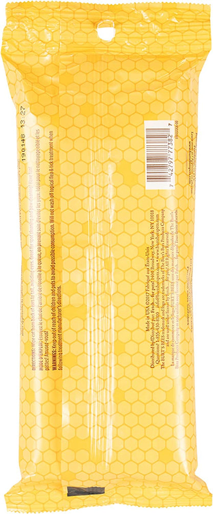 Cat Dander Remover Wipes, Colloidal Oat Flour and Aloe to Soothe Dry Skin and Reduce Flaking, Unscented Grooming Cloths for Cats and Kittens, 50 Count
