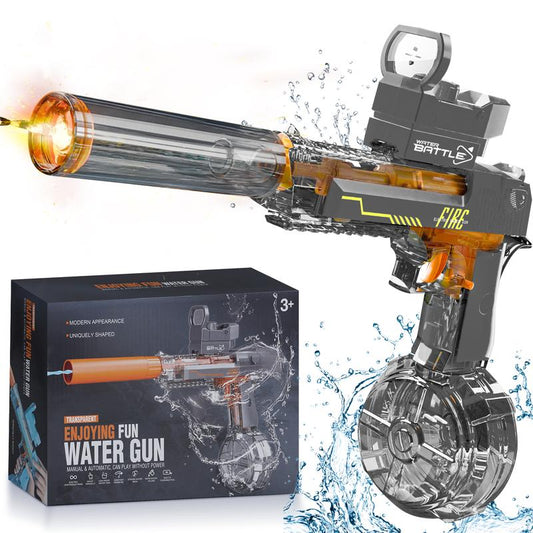 Aquablaze™ Electric Water Blaster – LED Power Squirt Gun for Epic Summer Battles